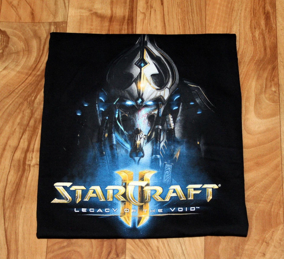 Camiseta promocional rara StarCraft II Legacy of the Void talla M Blizzard coleccionable Foto 3 de 4