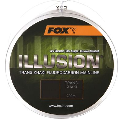 (0,14 /1m) Fox Edges Illusion Soft Mainline trans khaki 200m Karpfenschnur