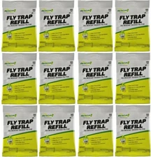 RESCUE! FTA-DB12 Reusable Fly Trap Refill Lure Attractant Packs - Pack of 12