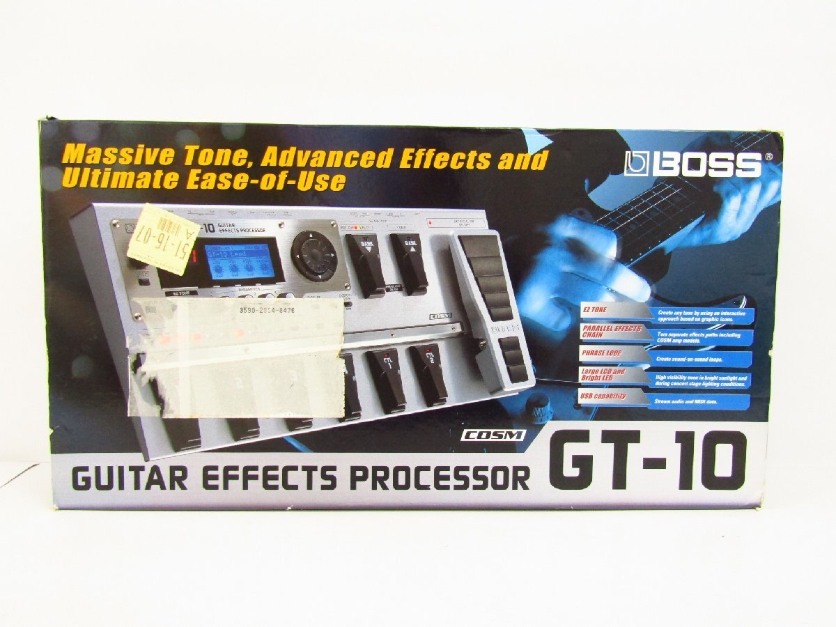 Boss GT10 Guitar Multi Effects Floor Processor Pedal 【used Good