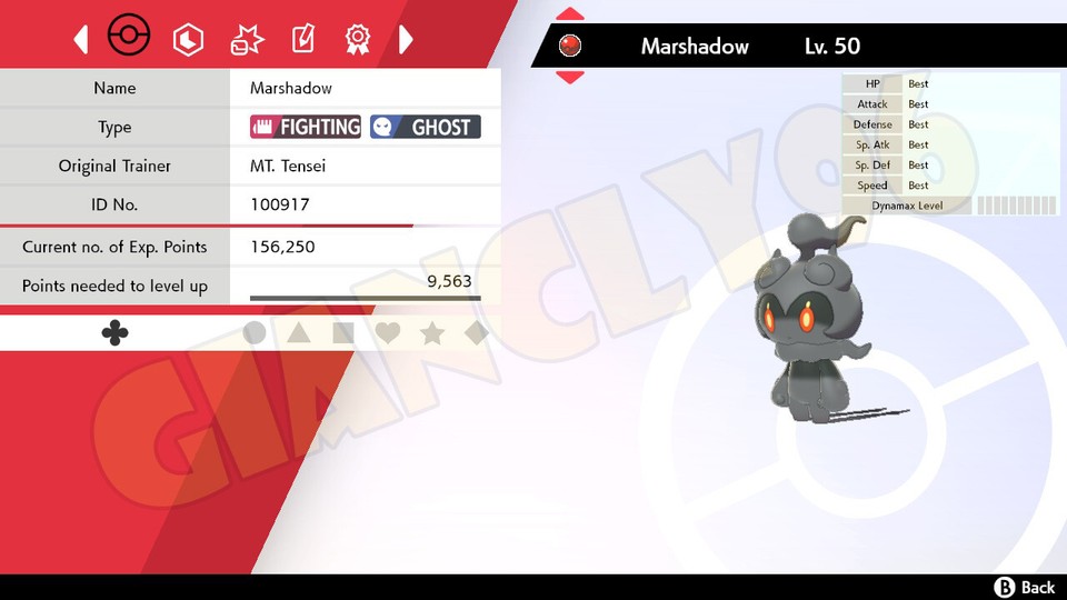 Event: Marshadow (any nature 6 IV's) for SWSH | eBay