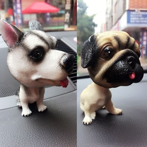 Cute Resin Auto Interior Corgi Car Decor Husky Doll Bobblehead