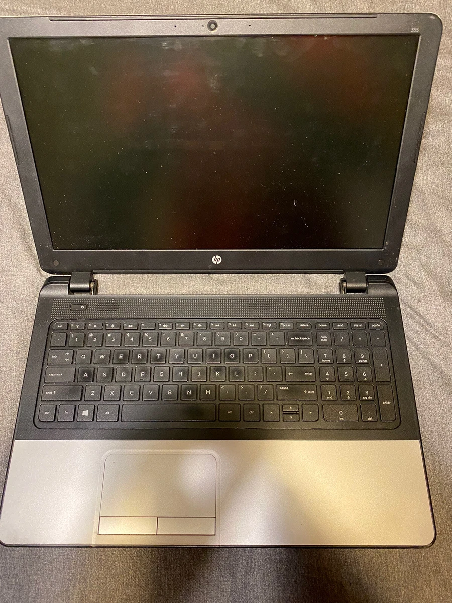 HP 355 G2 Laptop AMD A8 6410 2GHz No RAM HDD Battery charger HD Cover And Caddy