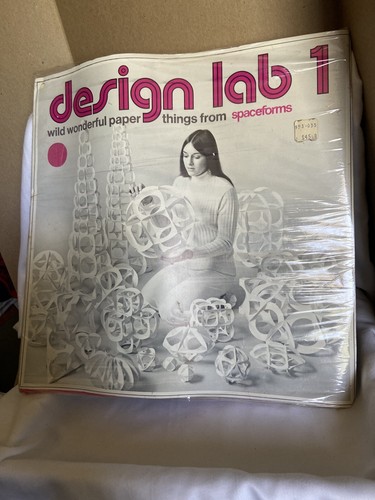 Vintage 1970 DESIGN LAB 1 Spaceforms Unbuilt Paper SCULPTURE + Packaging - Picture 2 of 5