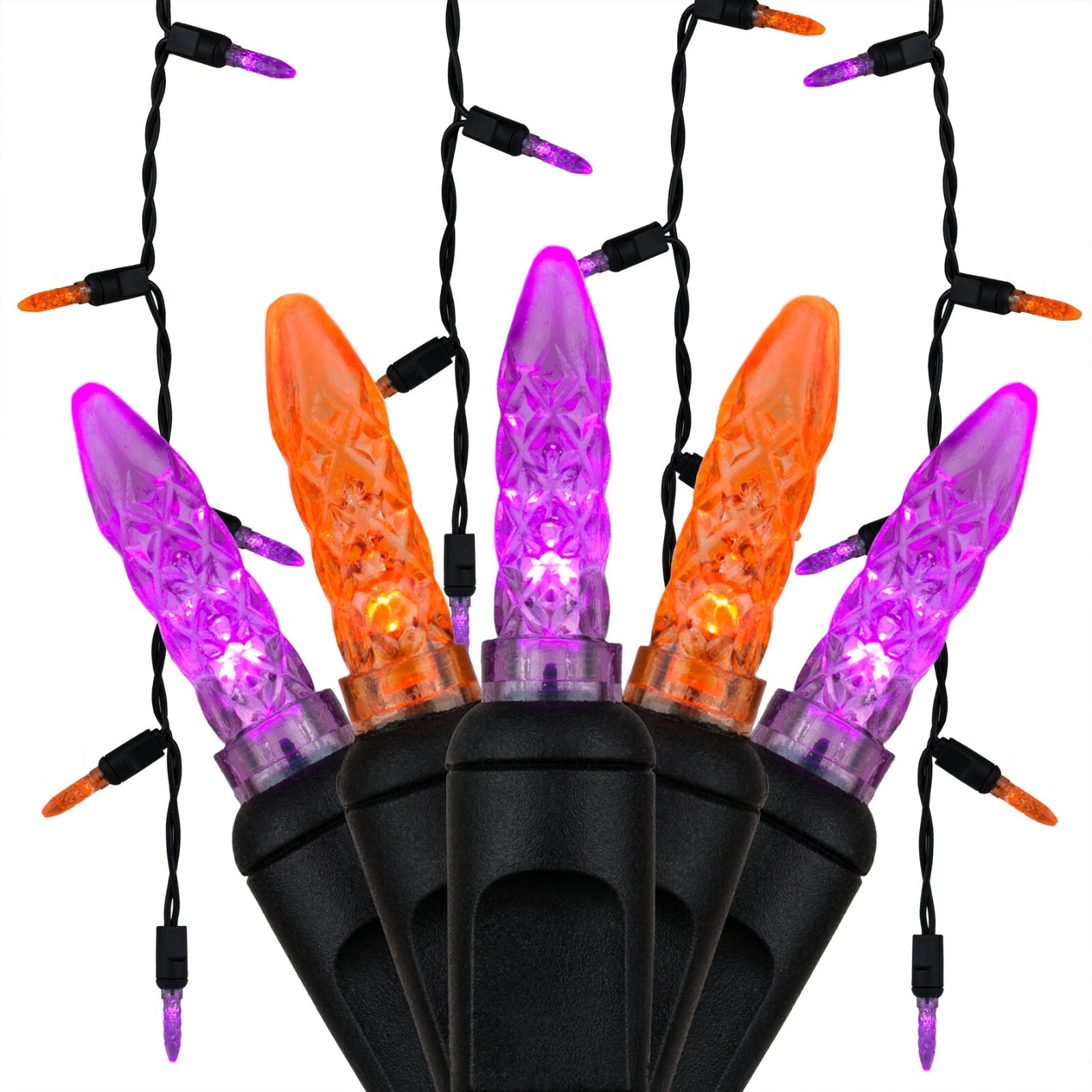 Wintergreen Lighting Snowflake Icicle Lights - Thumbnail 2