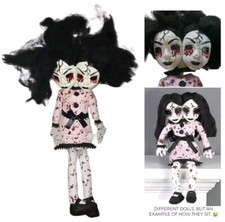 Haunted Zombie Art Doll Scary Conjoined Twins Shelf Sitter Halloween Decor Horro