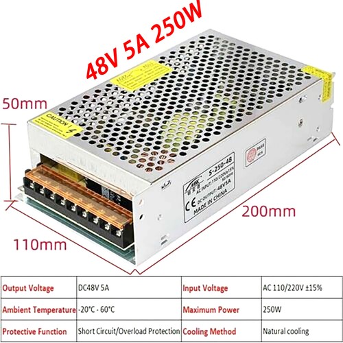 Regulated Switching Power Supply 3V 5V 9V 12V 18V 24V 36V 48V Universal PSU DC - Picture 160 of 169