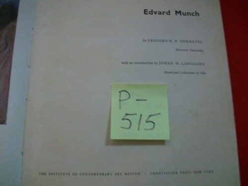 VINTAGE COLLECTIBLE EDVARD MUNCH 1st GREAT MODERN PAINTER-79 OF HIS PAINTINGS - Picture 2 of 5