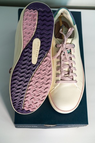 New Cole Haan Women's GrandPro Topspin Golf Shoes sz 10 Ivory Waterproof W29612 - Picture 6 of 12