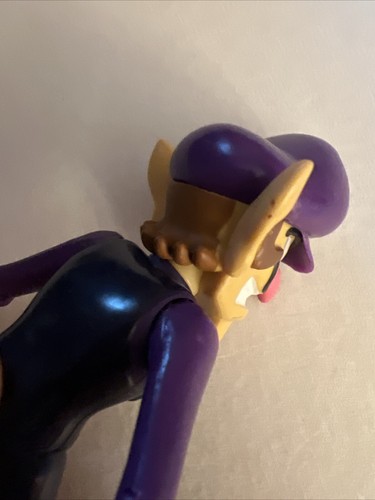 Super Mario Waluigi 5" Figure #11 - Jakks Pacific World Of Nintendo Missing Coin - Picture 5 of 5