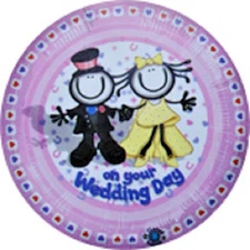 On Your Wedding Day Celebration Anagram Foil Balloon 18" NO PACKAGING