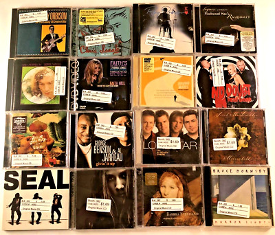 CD's Pick Choose your own-LOT #12K-Country, Rock, Rap, R&B-Combined S/H-NEW LIST