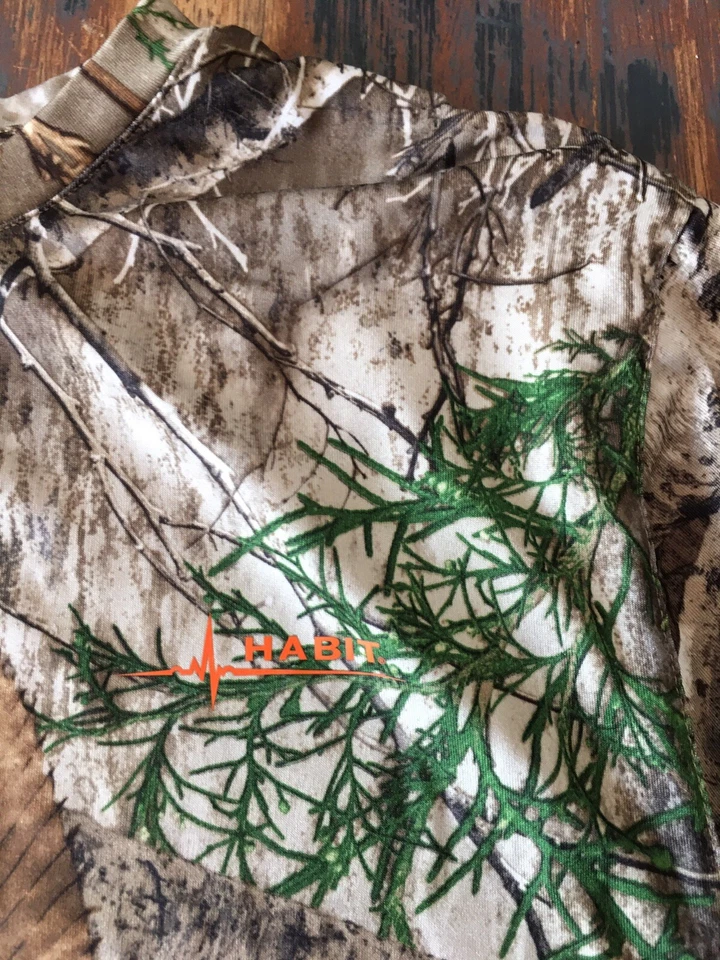 Habit Scent Factor long sleeve hunting shirt camo Youth XL - Image 3 of 4