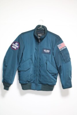 AVIREX Type MA-1 NEWYORK A.N.G JACKET 106RW Navy Size M | eBay