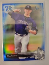 Will Gaddis 1st Bowman Blue 160/200 2017 Bowman Chrome Baseball