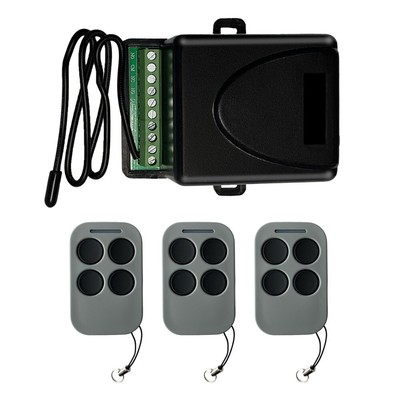 12V-24V 2 CH Wireless Motor RF Remote Control Switch Receiver 24V Relay Module