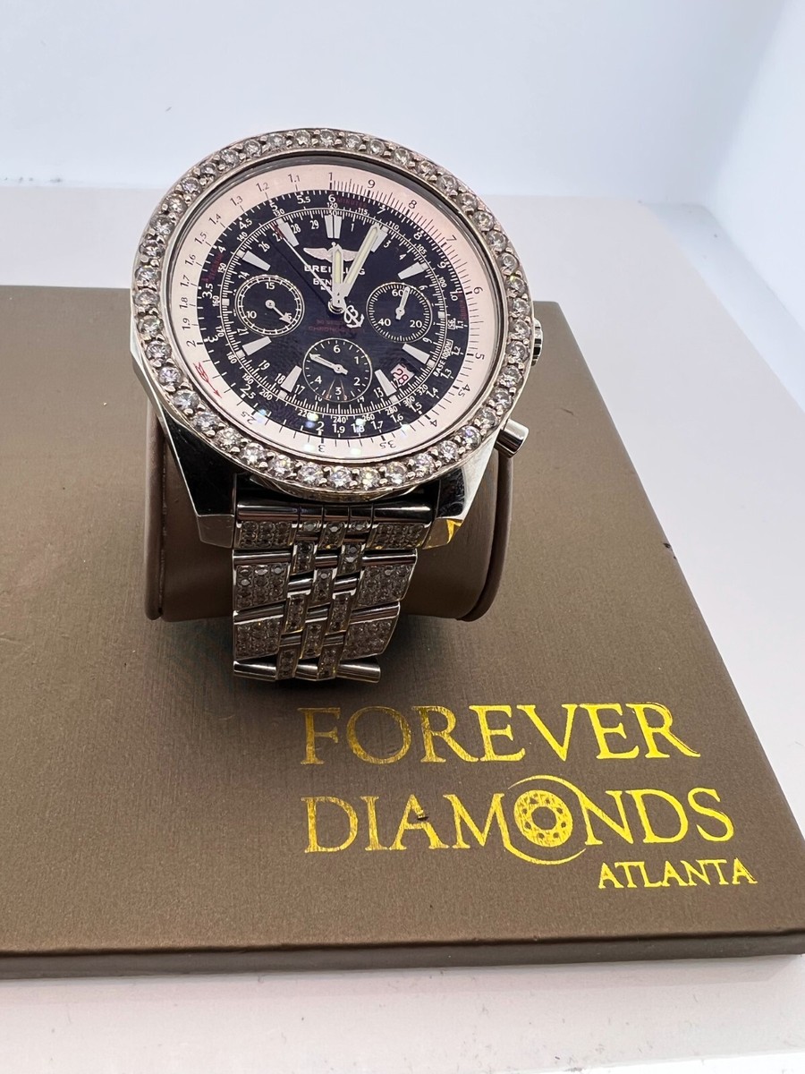 BRIETLING BENTLEY CTW DIAMOND WATCH