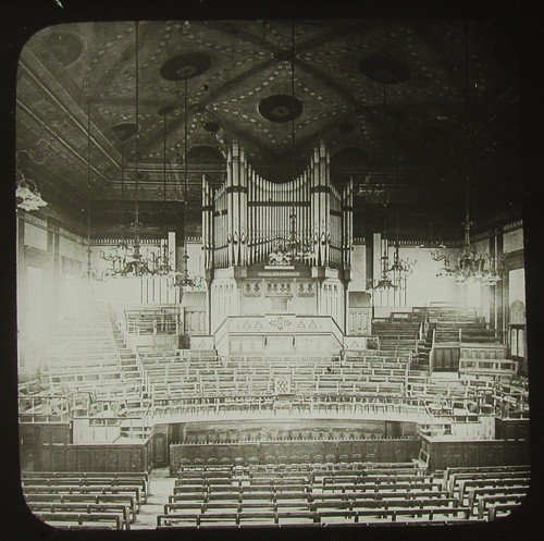 Glass Magic Lantern Slide YMCA HEADQUARTERS WW1 PHOTO