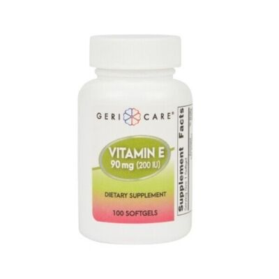 MCK Vitamin Supplement Geri-Care  Vitamin E 200 IU Strength Softgel 100 per 1 BT