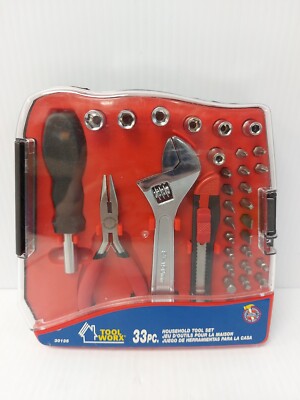 (N83778-8) Tool Works 30135 33pc Household Tool Set