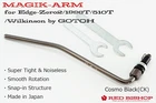 RED BISHOP MAGIK-ARM for Edge-Zero2, GOTOH, Wilkinson, Cosmo Black, CK
