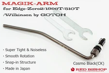 RED BISHOP MAGIK-ARM for Edge-Zero2, GOTOH, Wilkinson, Cosmo Black, CK