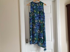 Dress "Dorothy Perkins“Black/Green Blue Mix Size: 10 ( UK ) Eur 38,US 6 SALE