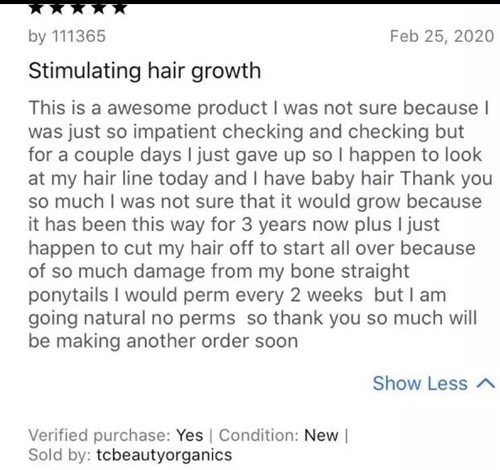 Organic Hair Growth and Anti Hair Loss Oil 30 Ml For Men & Women - Picture 8 of 13