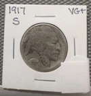 1917 S Buffalo Nickel 5c - Semi-Key Date
