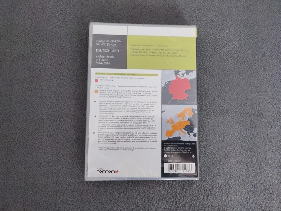 OPEL Navigation CD-SET CD70 NAVI Deutschland + Hauptstraßen Europa 2014/2015 - Bild 2 von 2