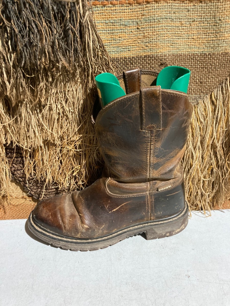 Rocky Leather Pull On Boots Men 9M Brown | eBay display picture 2