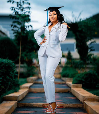 ladies 2 piece dress suits Formal Women's Set Notch Lapel Business Casual Activewear sku_DA13986-BluePrint-FO