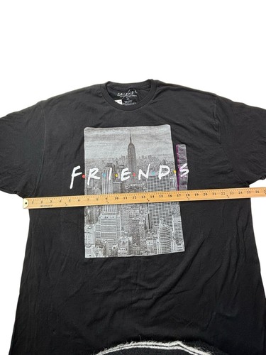 Friends TV Show T Shirt Adult XXL 2XL Athletic Fit Black Classic Logo NEW NWT - Picture 5 of 19