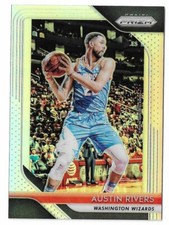 2018-19 Panini Prizm Austin Rivers Silver Prizm Card #243 Washington Wizards
