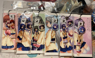 2011 Toys Planning Clannad Chara Strap : Nagisa|Kyou|Tomoyo|Fuko