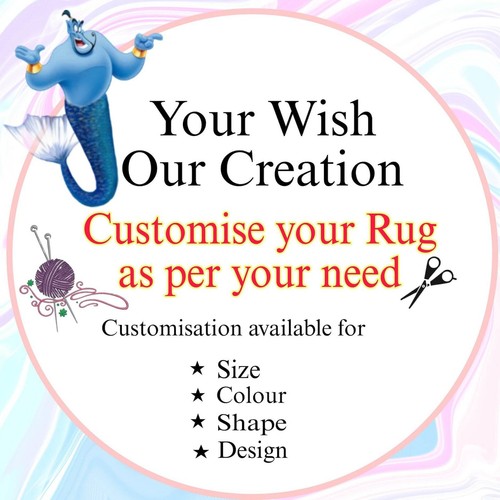 Customise Order Rugs Baxter Blue Hand Tufted Soft Woolen Premium Quality Carpet - Picture 8 of 10