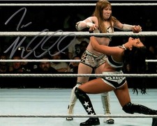 Tessa Blanchard Signed 8x10 Wrestling Promo Photo WWE Mae Young Classic AEW 3