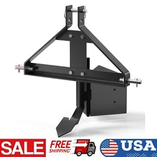 Middle Buster for Category 1, 3 Point Quick Hitch Tractors, Steel Furrowing Plow