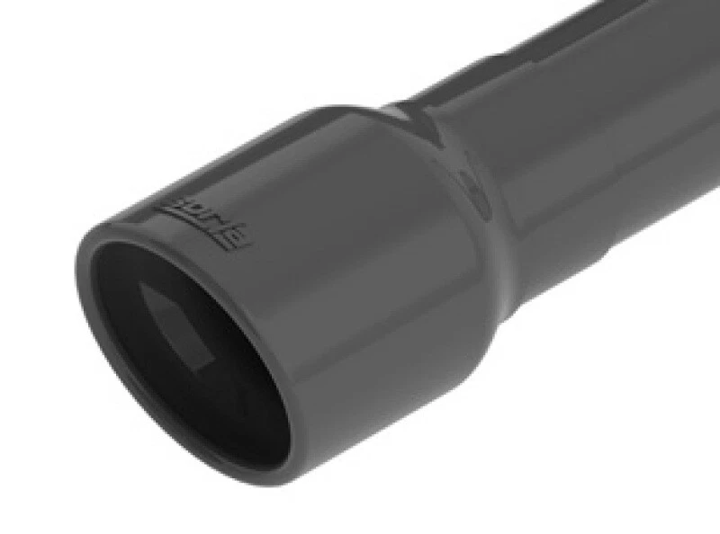 Escape trasero Borla tipo S con punta negra para Mazda 3 Hatchback 2019-2022 Foto 3 de 4