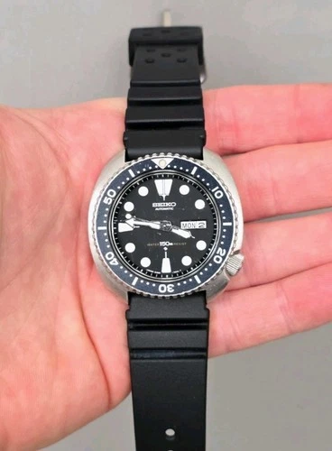 Vtg 1979 SEIKO 6309-7040 'TURTLE' 150M Dive Watch w/NEW OEM Strap - Suwa - READ!