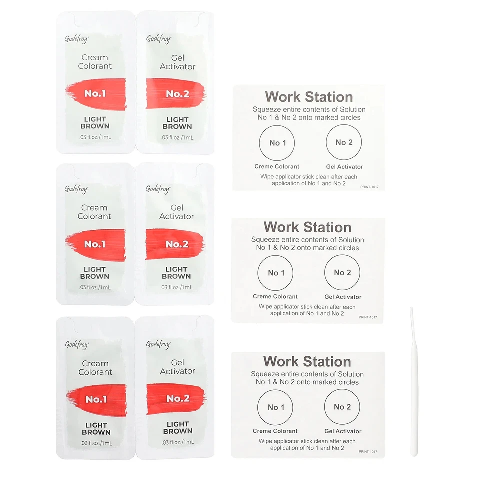 Instant Eyebrow Tint™, Light Brown, 3 Application Kit - Image 3 of 3