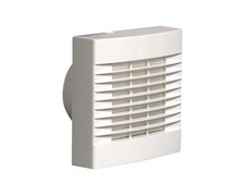 Airvent Bathroom Extractor Fan with Timer and Automatic Shutters 4" 100mm White