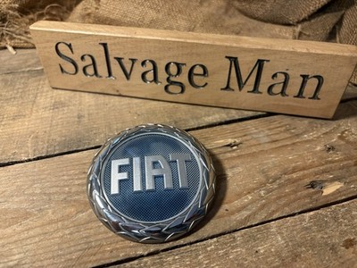 Genuine Fiat Grande Punto Rear Boot Tailgate Badge Emblem Blue Laurel Wreath