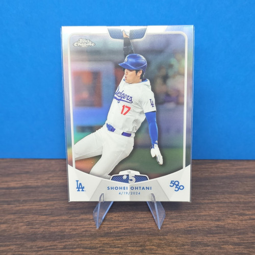 Topps Chrome 2024 Shohei Ohtani CHROME Los Angeles Dodgers #5 SB 50/50 Insert