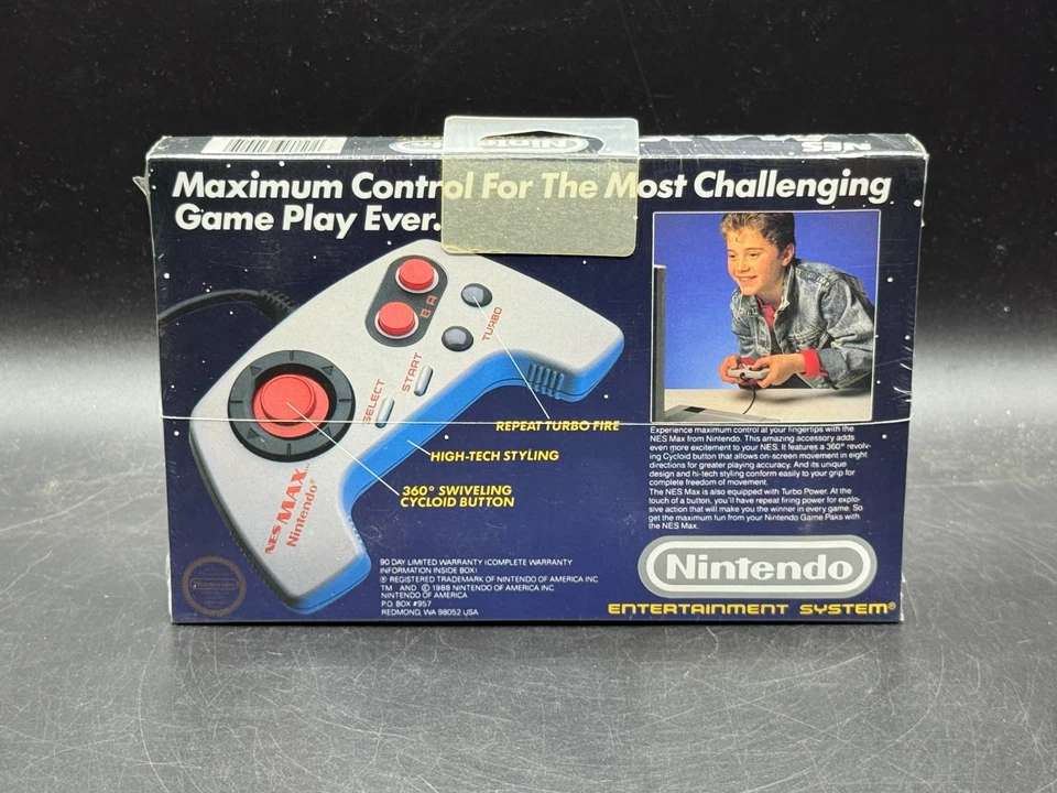 Nintendo Nes Max Cycloid Mando Joystick Accesorio Precintado Nuevo Auténtico - Imagen 2 de 4