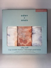 aden anais Swaddle Blankets Set of 3  47" x 47"