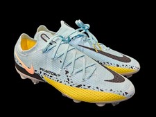 Nike Phantom GT2 Elite DF SG-Pro Soccer Cleats Ice Blue Yellow DC0753-408 Mens 9