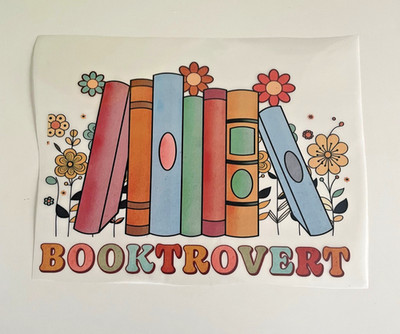 BOOK READING THEMED  DTF TRANSFER READY TO PRESS LOT OF 12. NO LONGER NEEDED
