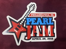 Pearl Jam Philadelphia Pa April 29 2016 Tour Sticker - New Unused. Pearl Jam Philadelphia Pa April 29 2016 Tour Sticker - New Unused.