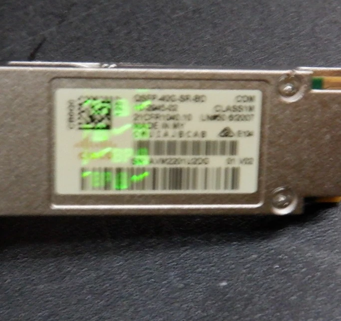 LOTE DE 10 HOLOGRAMAS CISCO QSFP-40G-SR-BD 10-2945-02 40GbE 40GBASE-SR QSFP+ Foto 4 de 4